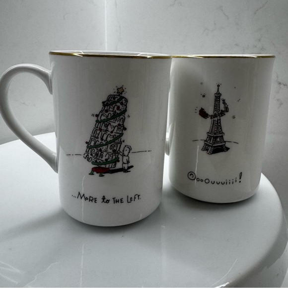 Christmas Mugs Merry Masterpieces Collection 1999 Holiday (set of 2) - Picture 5 of 8
